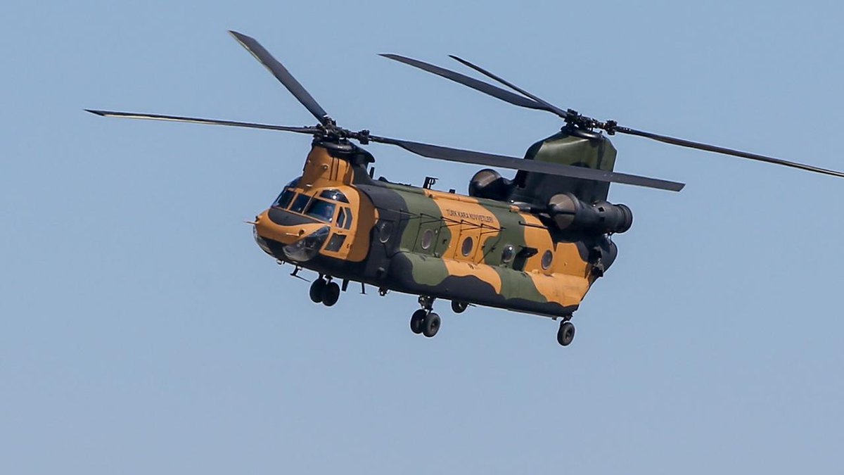 CH-47 helikopter Ankara’da kaza kırıma uğradı